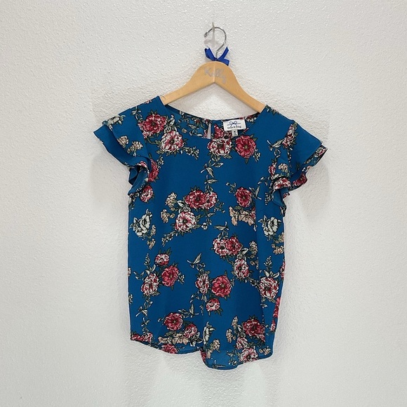 Twine & String Floral Blouse - Picture 1 of 4